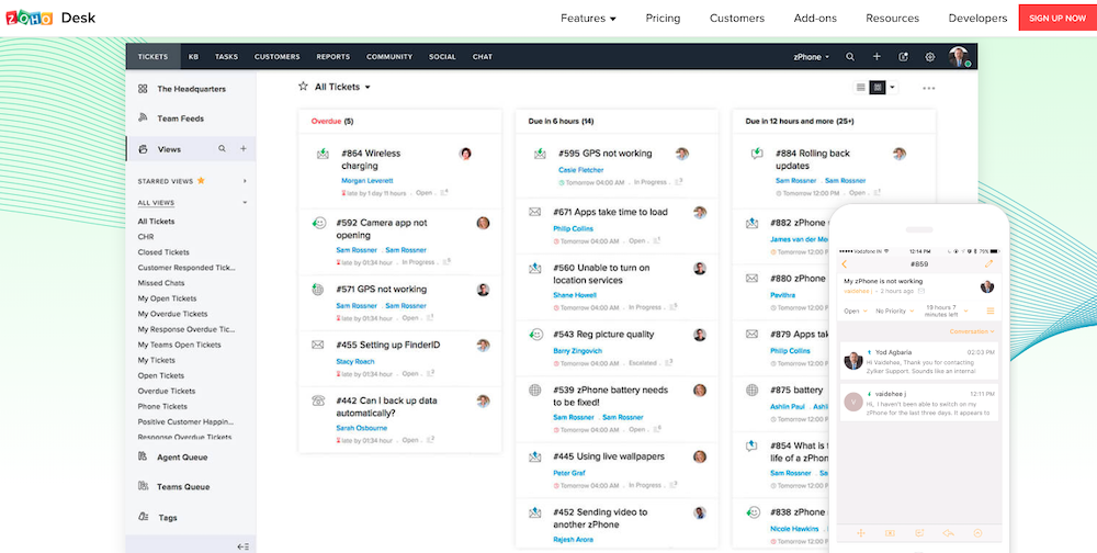Help Desk Software: Zoho Desk