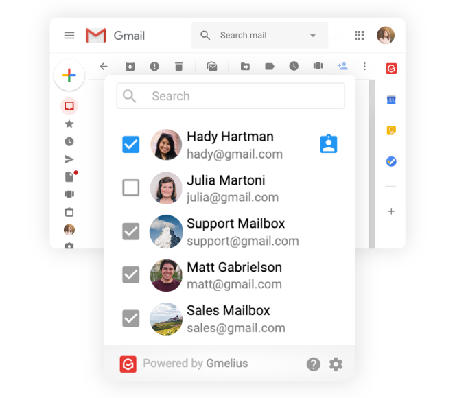 Team collaboration tools: Gmelius makes it easy to set up a shared inbox within Gmail
