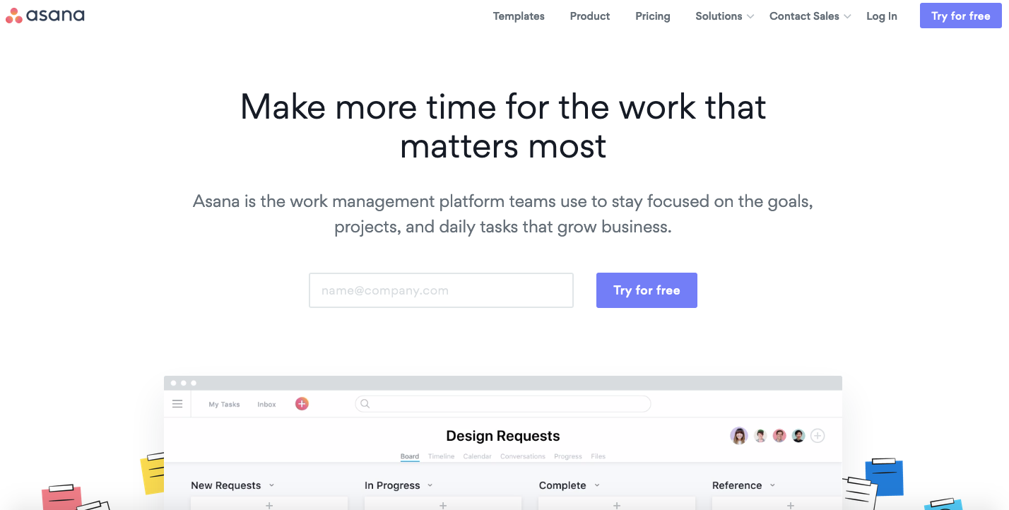 Team collaboration tools: Asana