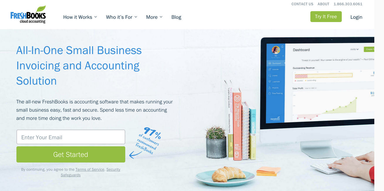 Team collaboration tools: Freshbooks
