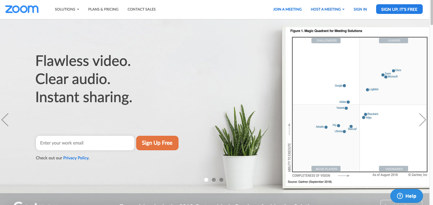 Team collaboration tools: Zoom