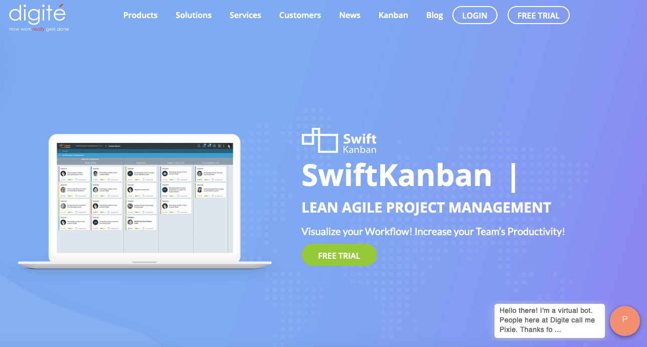 Team collaboration tools: SwiftKanban