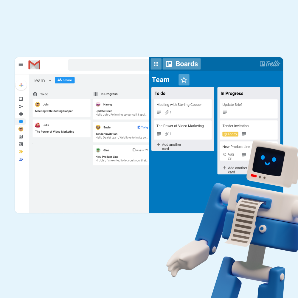 Introducing our 2-way Gmail to Trello integration