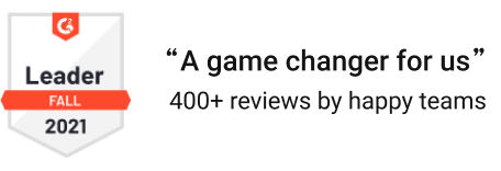 G2 Leader with 400+ reviews