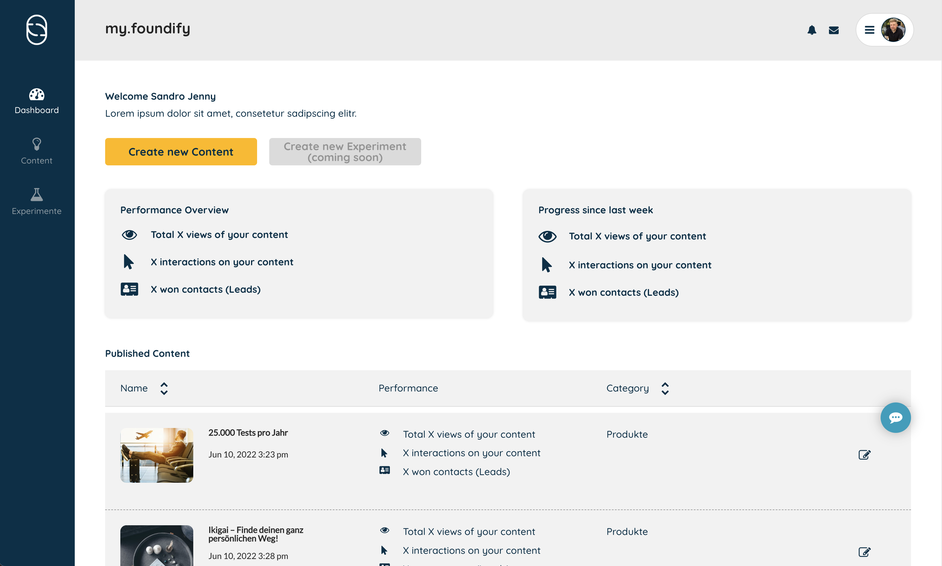 Foundify: the site built with no-code to support creative people ...
