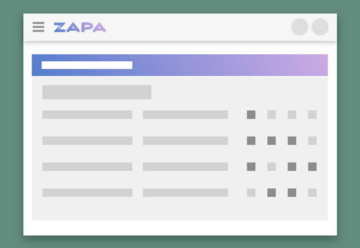 Zapa Client Portal with illustration of Member Management