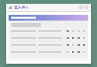 Zapa Client Portal with illustration of Member Management