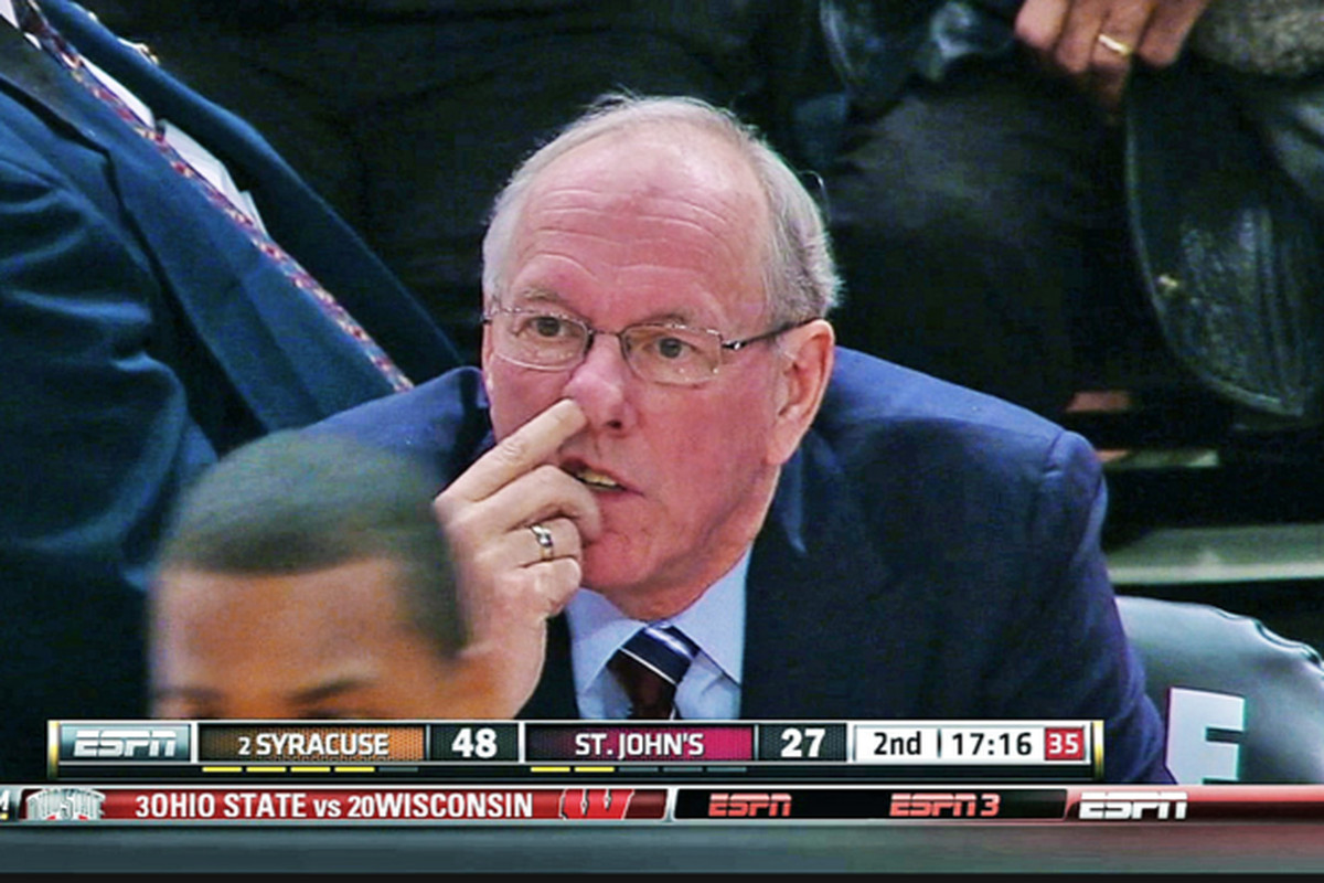 Image result for boeheim picking nose