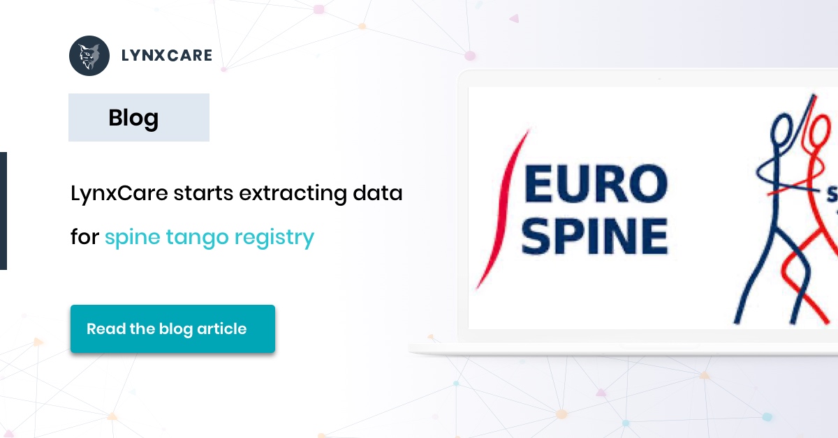 LynxCare starts extracting data for spine tango registry LynxCare