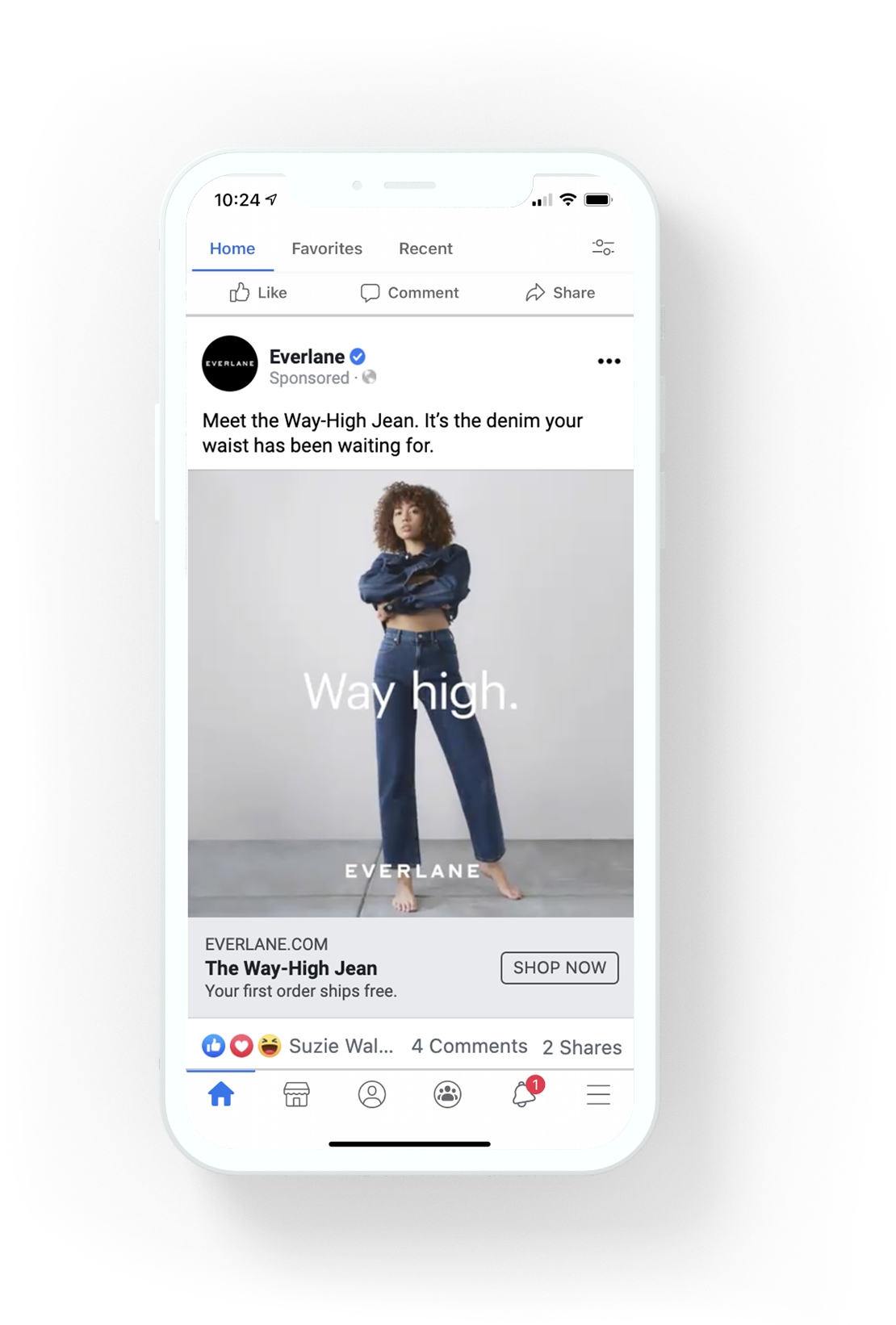 Everlane Facebook Ad
