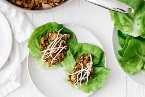Keto Meal - Asian Chicken Lettuce Wrap
