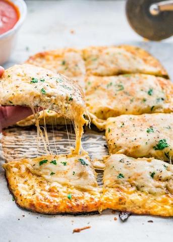 Keto Meal - Cheesey Cauliflower Breadsticks