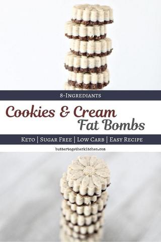 Cookies n Cream Fat Bomb