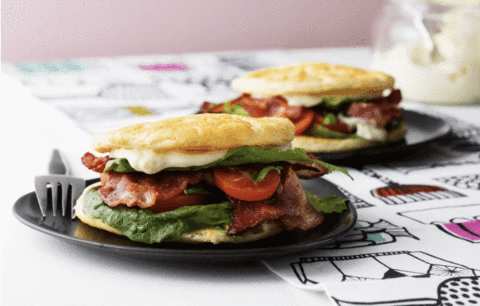 Keto BLT on Cloud Bread