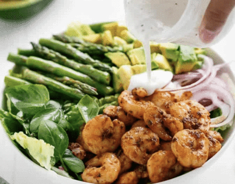 Keto Blackened Shrimp with Asparagus