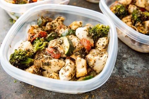 Italian Chicken Meal Prep Bowls