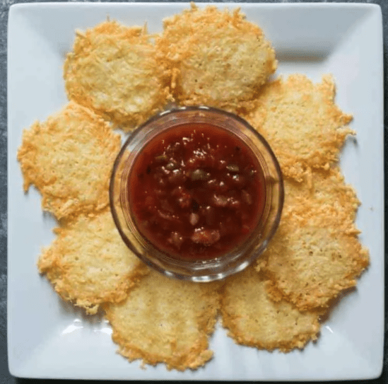 Homemade Parmesan Crisps