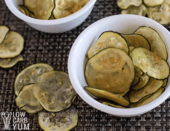 Baked Paleo Zucchini Chips