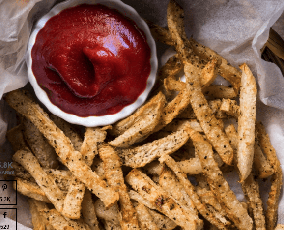 Keto Fries with Jicama
