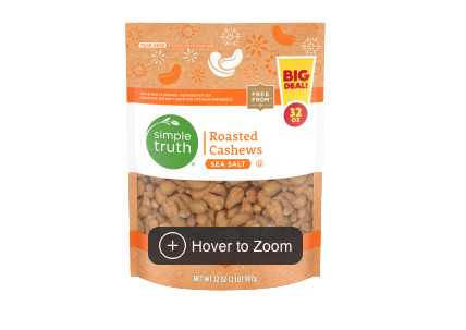 Simple Truth Sea Salt Roasted Cashews at Kroger
