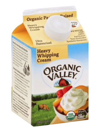 Organic Valley Heavy Whipping Cream from Publix