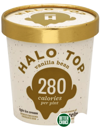 Vanilla Bean Halo Top Ice Cream from Publix