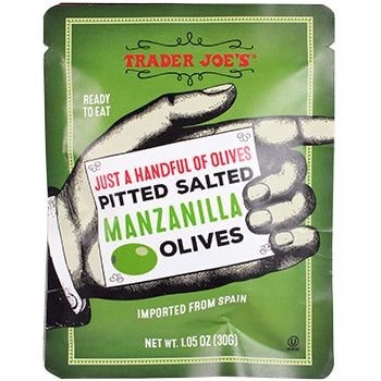 Trader Joe's Just a Handful Pitted Salted Olives