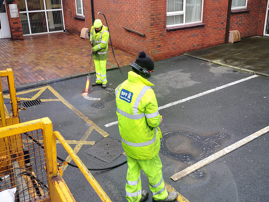 Line Remove & Replace Northern Ireland | BPF Road Marking
