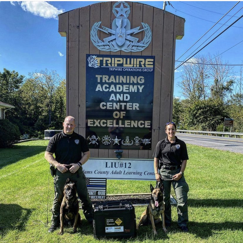 K9 Officers Alison and Phoenix Training