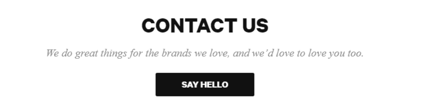 Example of Call To Action