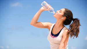 girl-drinking-bottled-water