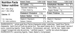 Nutrition Lable