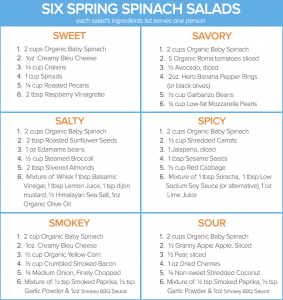 Six-Spinach-Salads