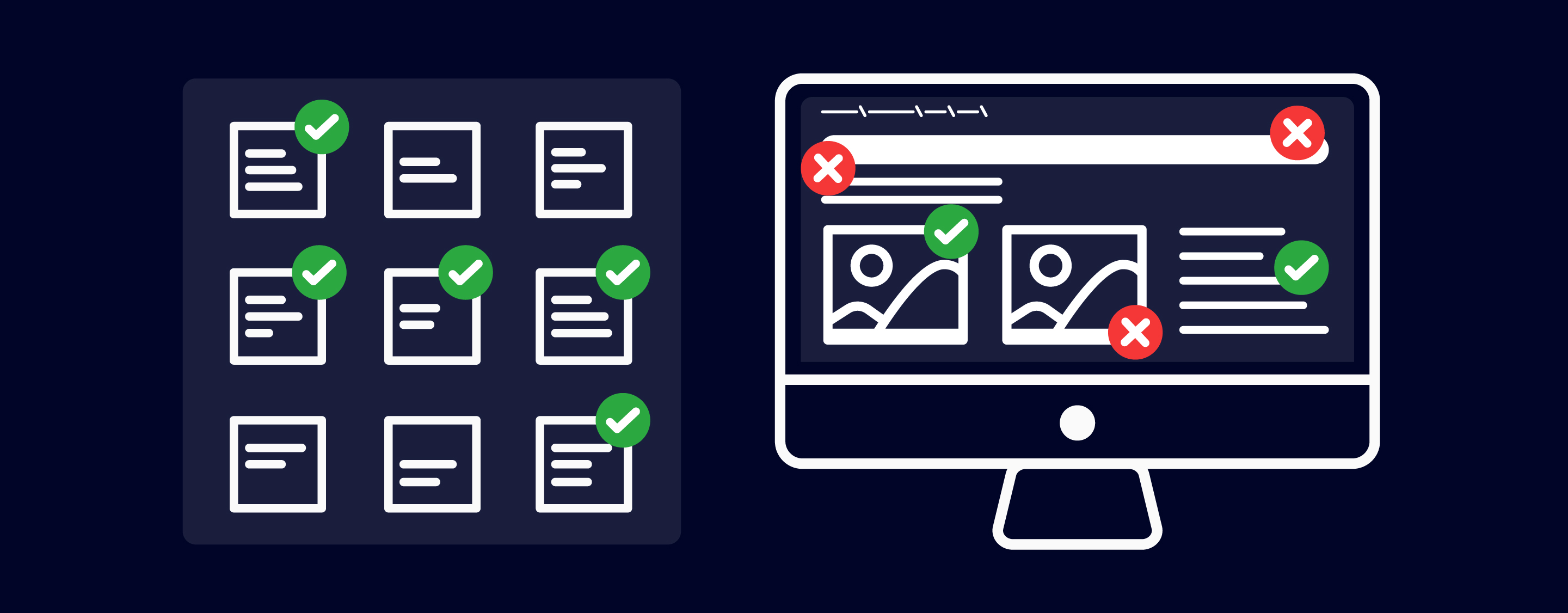 A checklist for website.