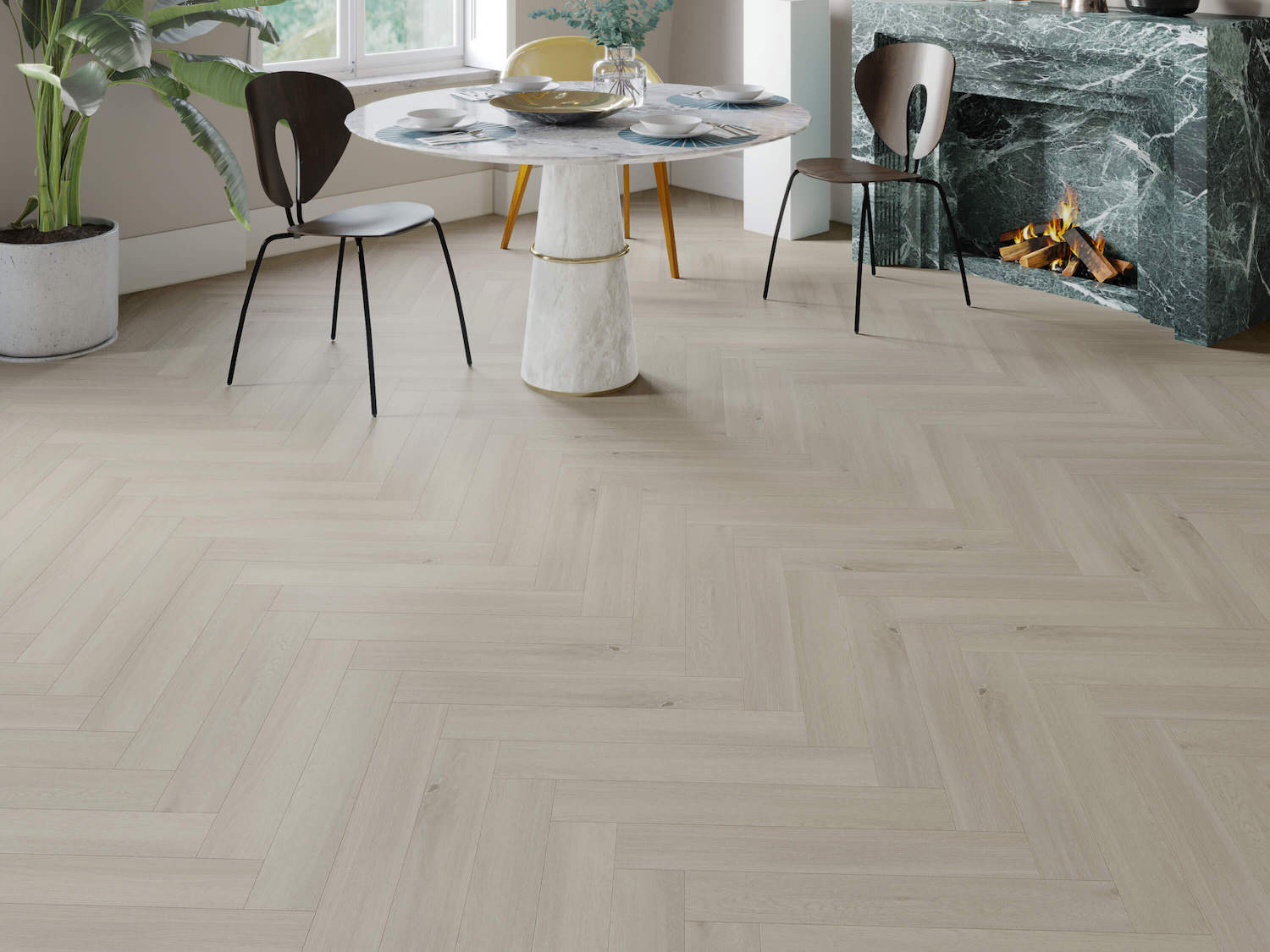 Impervia® Herringbone Parquet Natural Oak