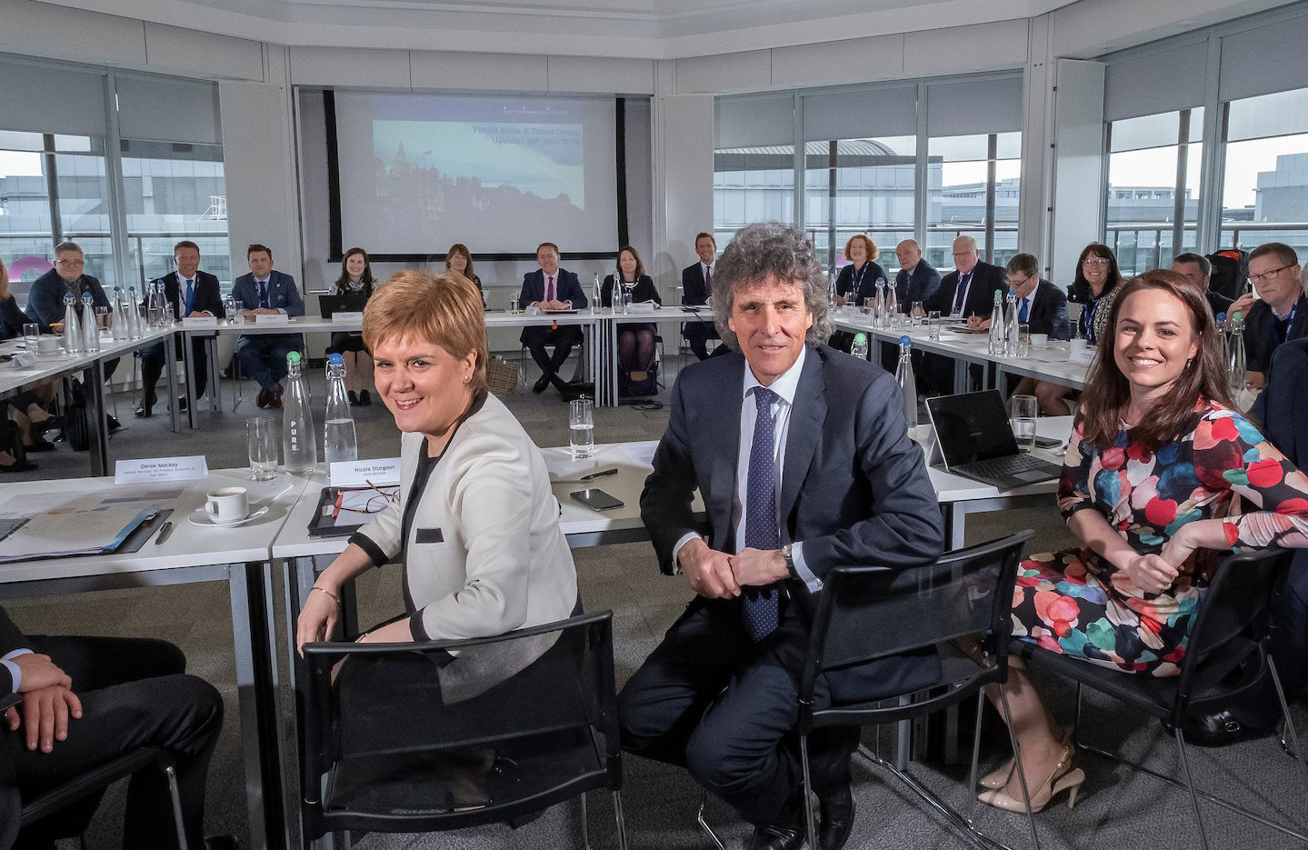 Jim Pettigrew with First Minister of Scotland