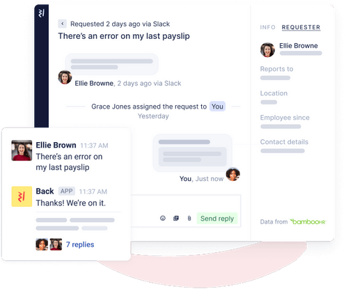 Manage HR conversations in Back
