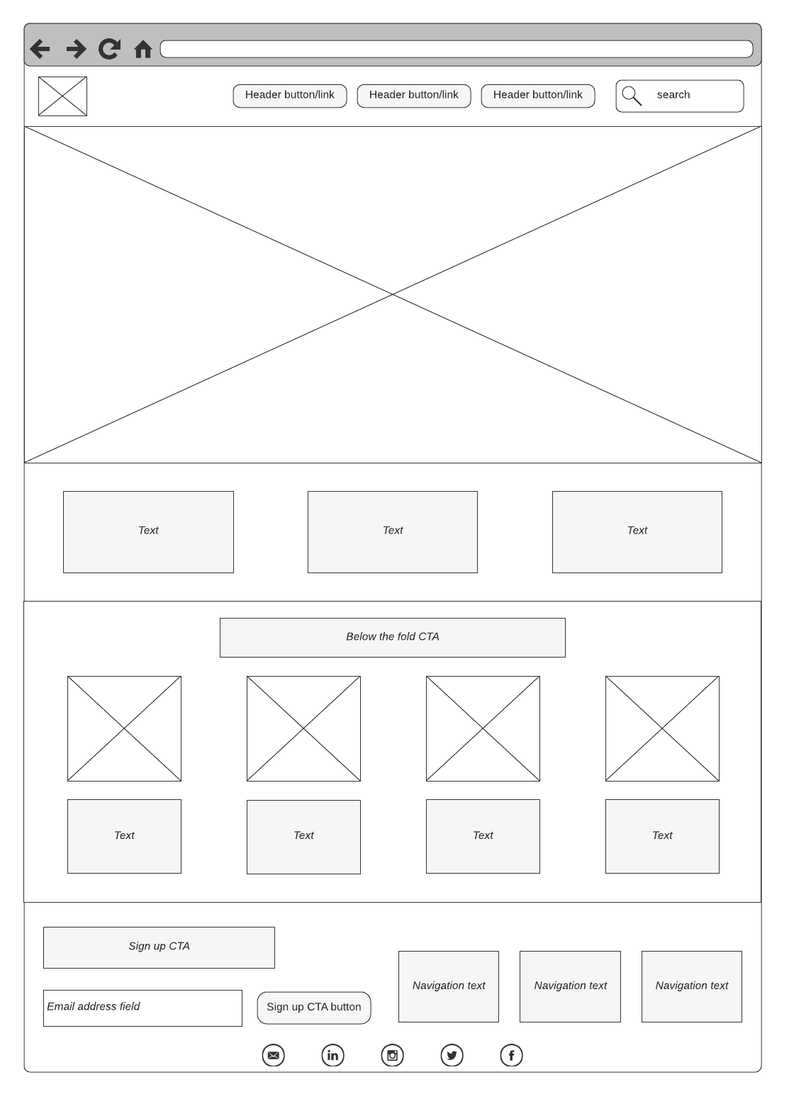 Download 20 Wireframe Examples For Web Design