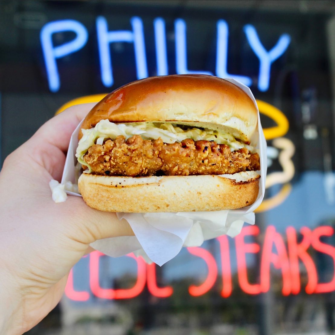 Chicken sandwich delivery Los Angeles