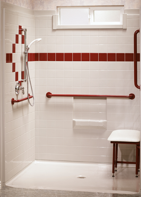 Barrier Free Showers Ramp Barrier Free Shower Pan