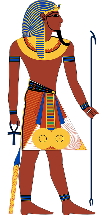 ancient Egyptian Pharaoh figure