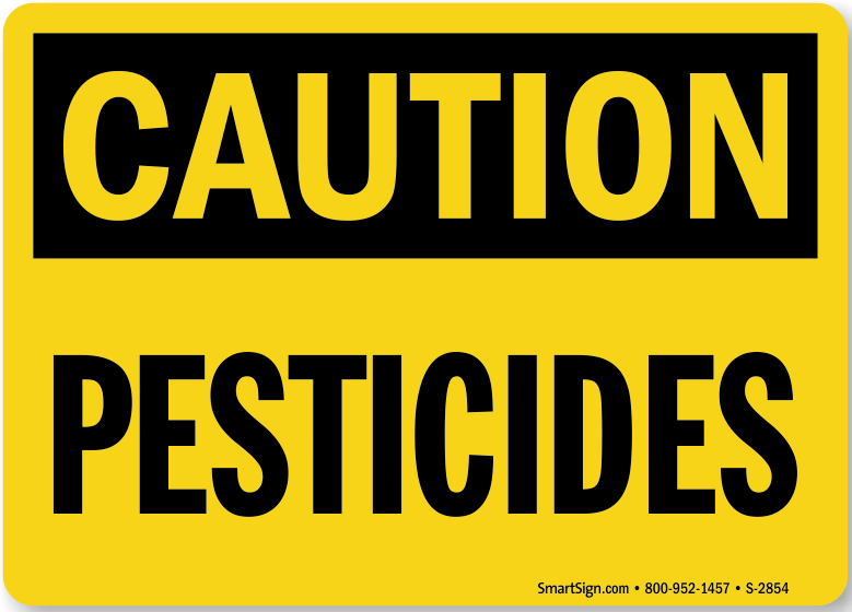 graphic of pesticide hazard