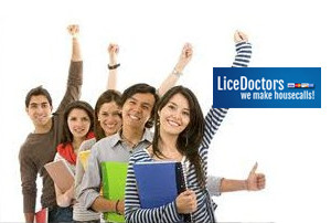 Students raising their hands - Lice Doctors
