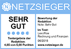 Siegel Netzsieger Sehr Gut