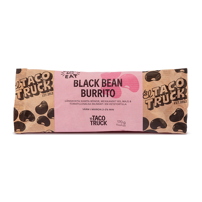 Black Bean Burrito El Taco Truck