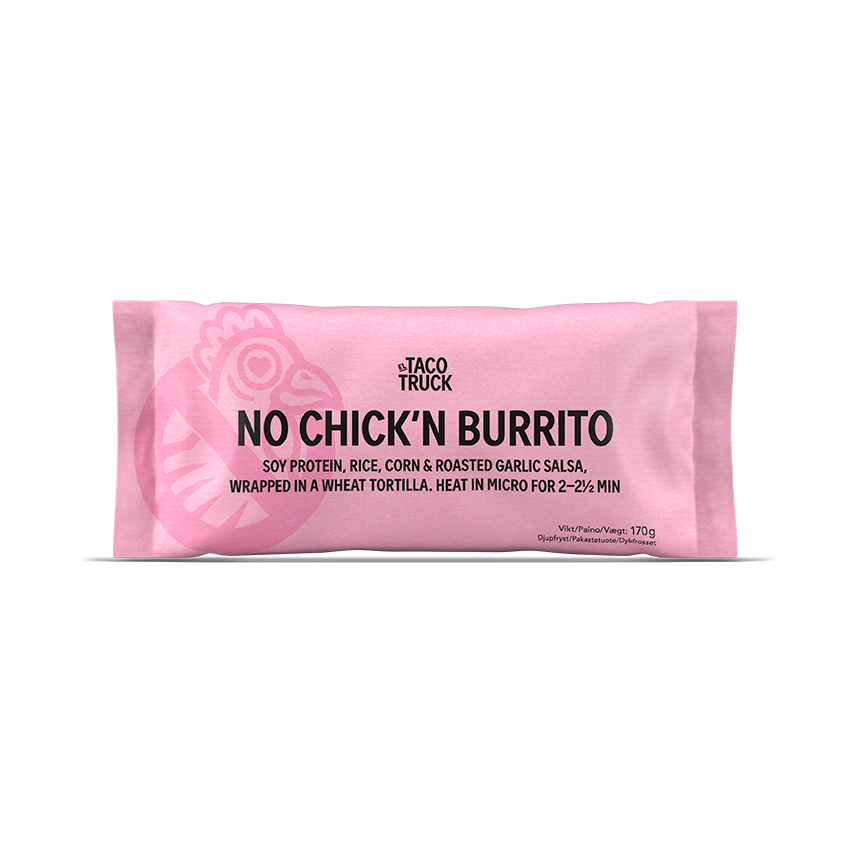 No Chick’n Burrito El Taco Truck
