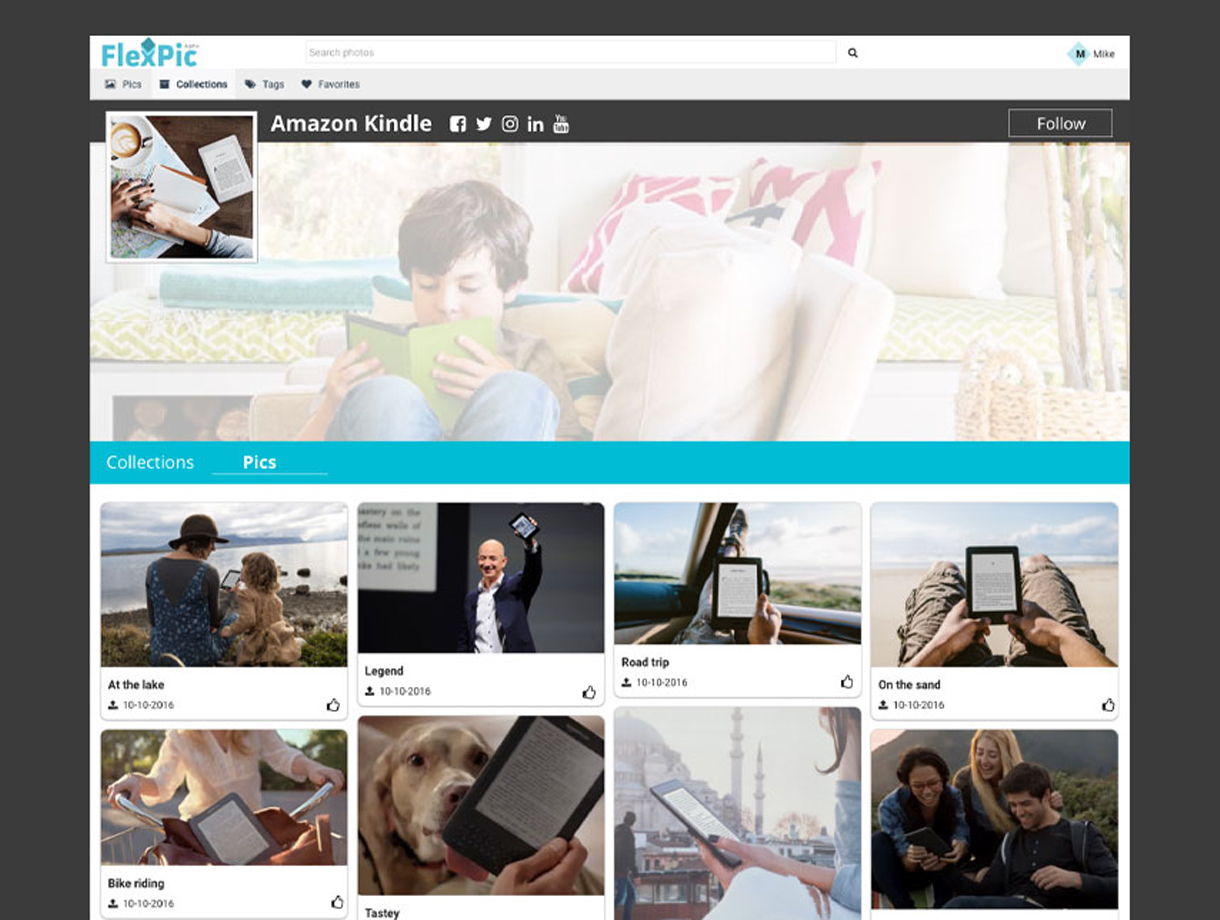 FlexPic Photo Browser Ad Profile