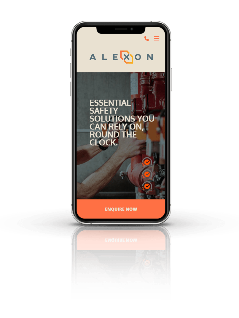 Mobile website mock-up for Alexon