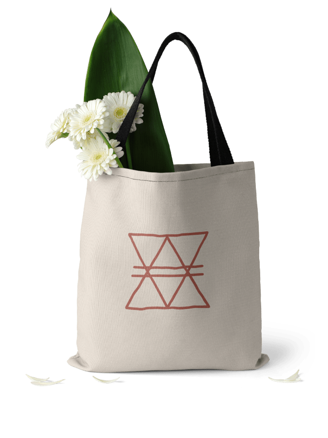 Venus Spell tote bag mock-up