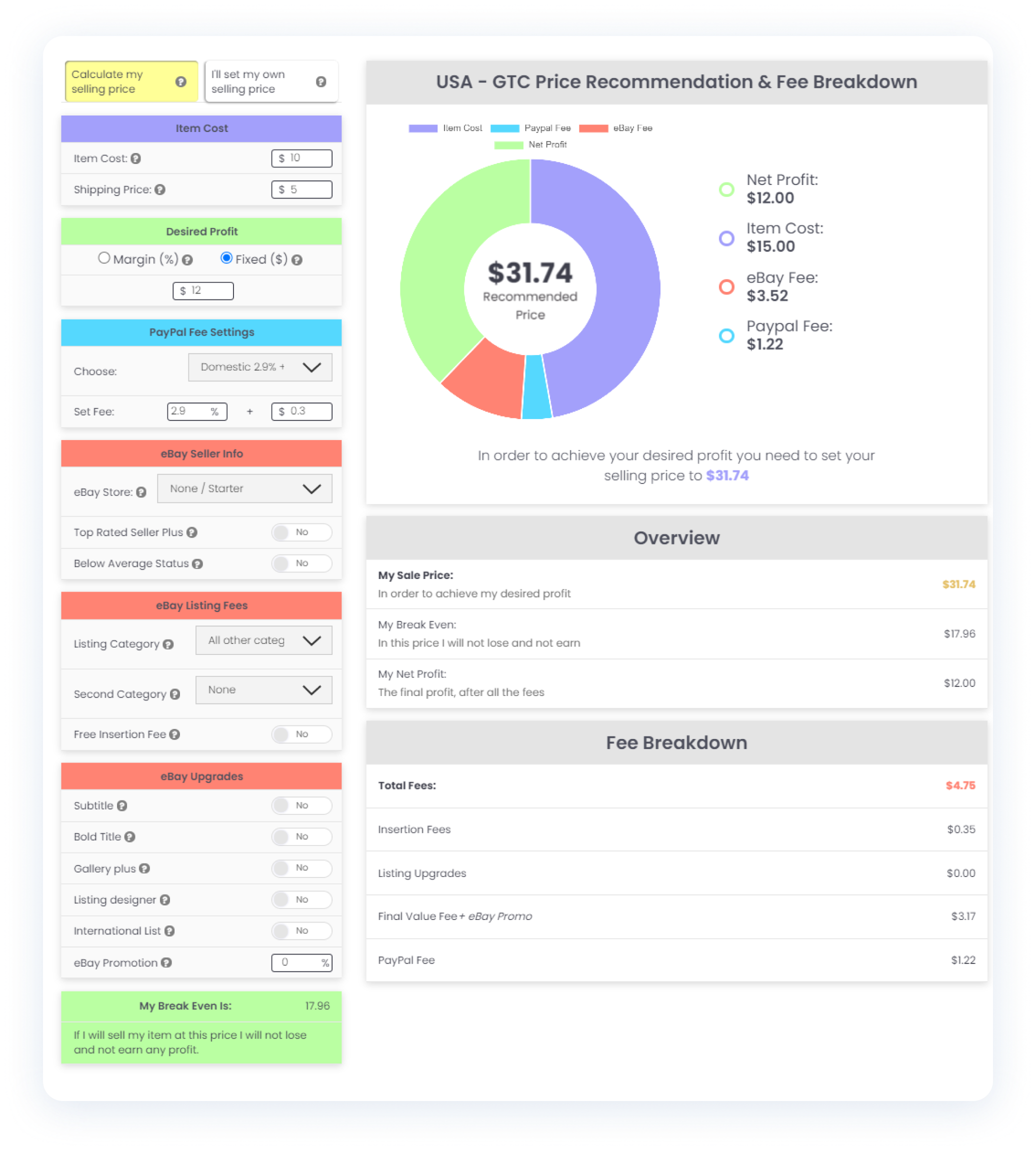 Free calculator